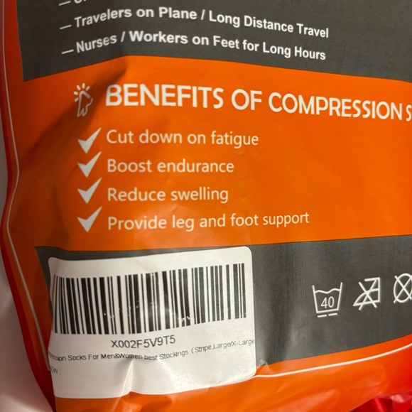 Unisex ELITE Performance compression Socks LG/XL 3 pr graphic men or women NWOT - Picture 8 of 8